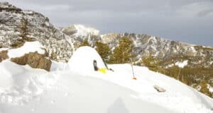 Igloo in the mountains