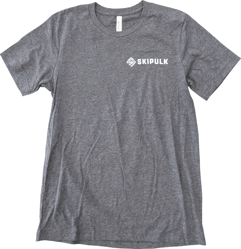 Front of the SkiPulk tshirt.