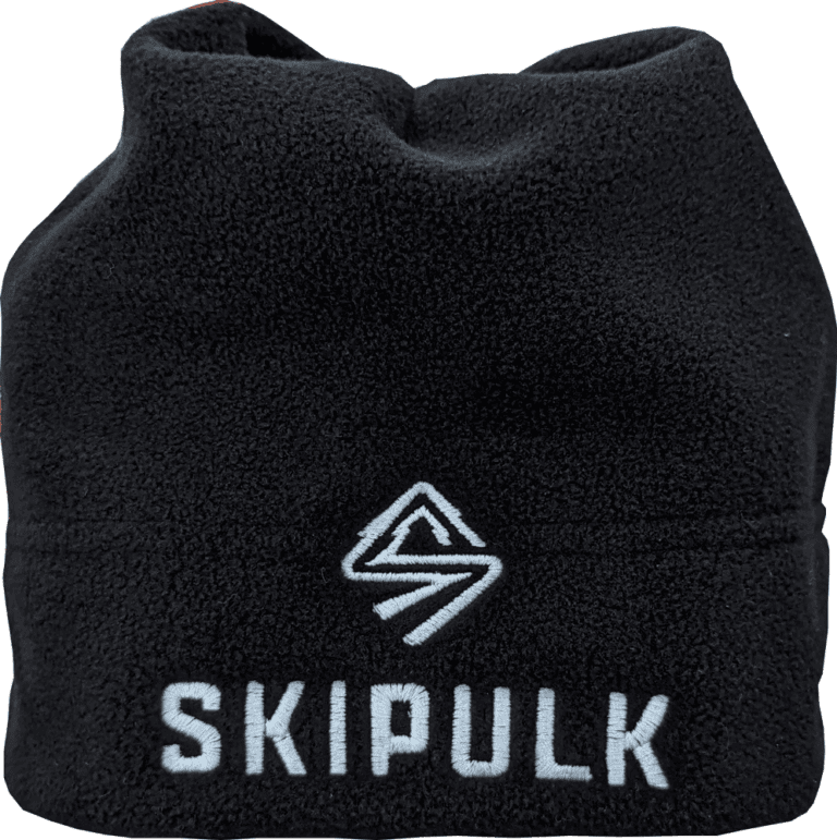 SkiPulk fleece beanie.