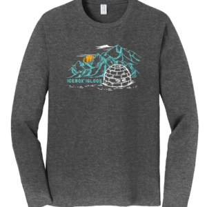 Icebox Igloo long sleeve t shirt in grey