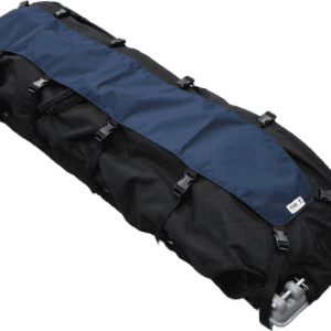 Black Clipper XL pulk sled cover with compression cover